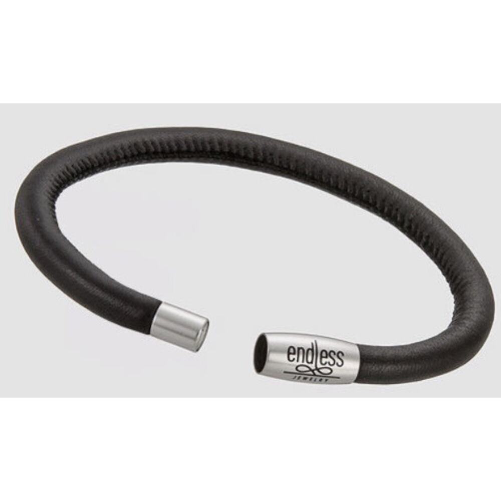 NWT Endless Jewelry Collection Black Leather Bracelet